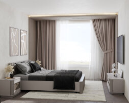 Модульная спальня Фантазия, Кашемир патина 